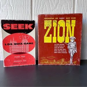 Vintage LDS Games Seek & Zion